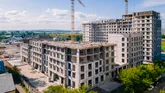 «Галерная гавань» — монолитные работы, каменная кладка и начало фасадных работ